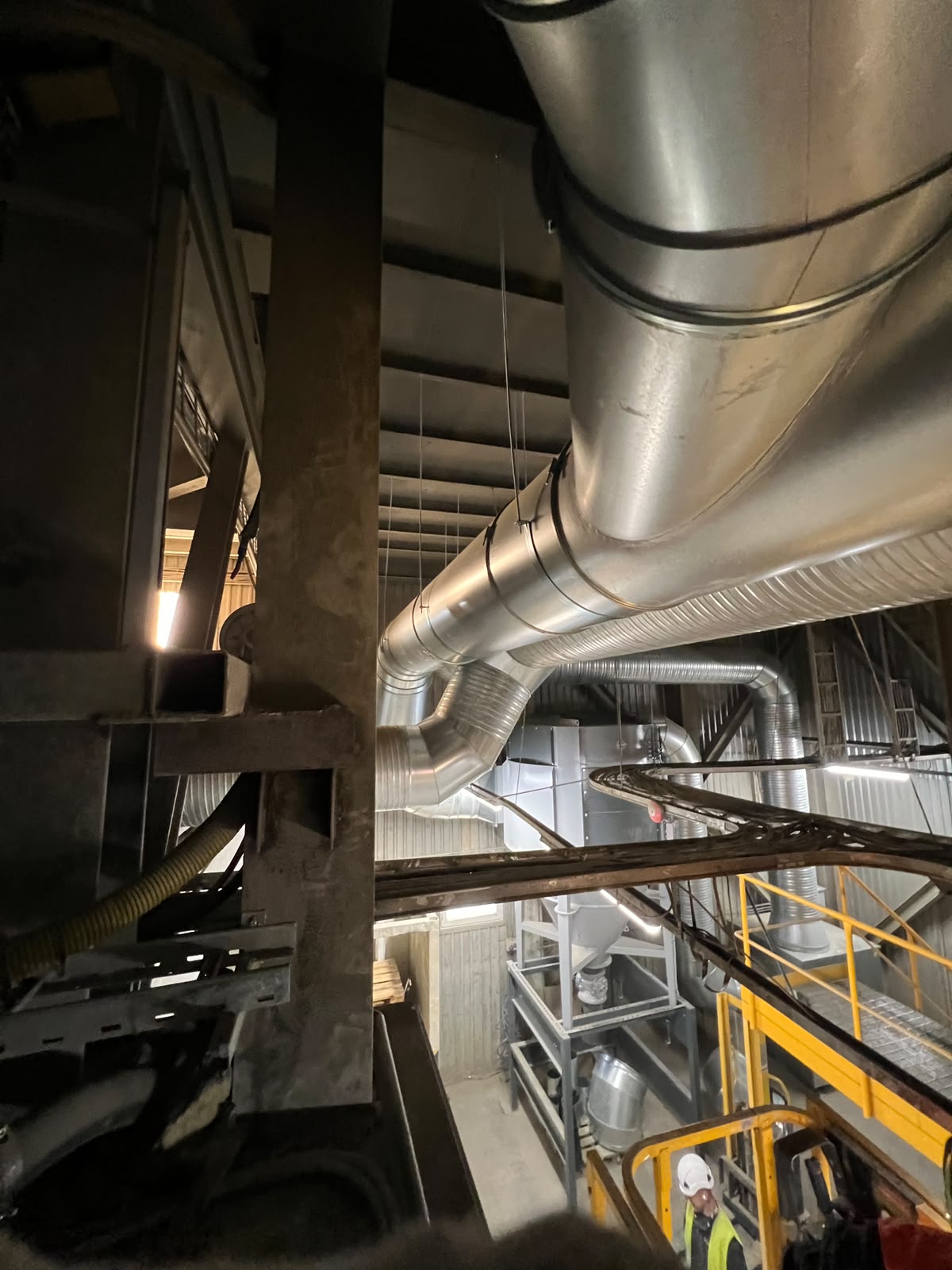 Cyclone and Ductwork Installation at a Building Materials Plant in Järva County