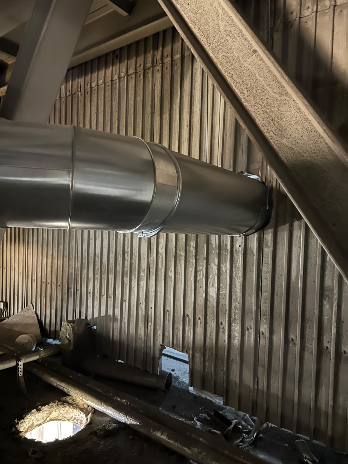 Cyclone and Ductwork Installation at a Building Materials Plant in Järva County