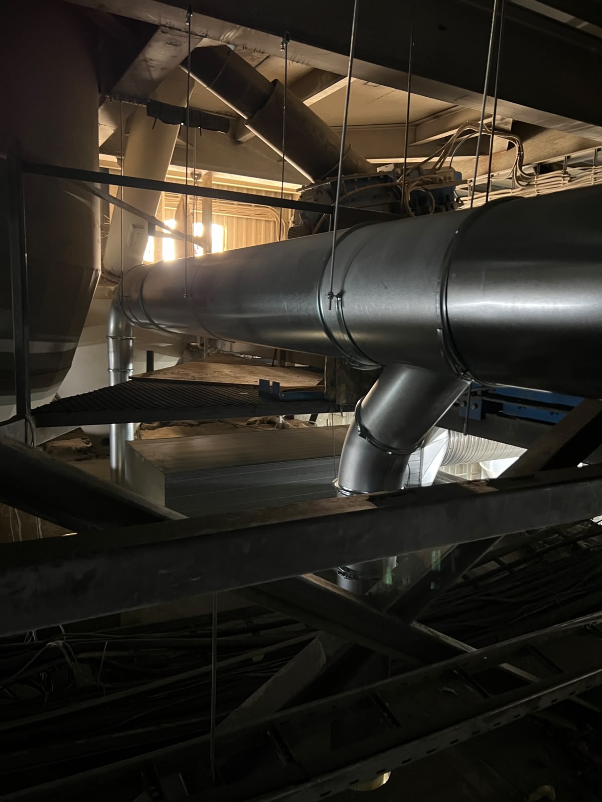 Cyclone and Ductwork Installation at a Building Materials Plant in Järva County