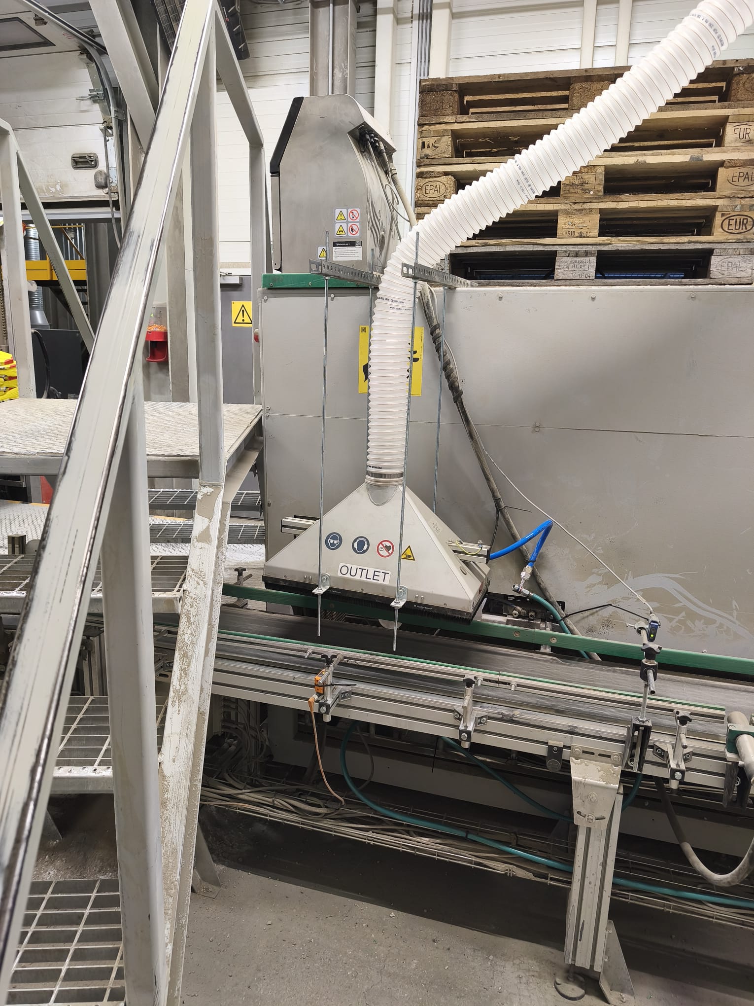 Cyclone and Ductwork Installation at a Building Materials Plant in Järva County