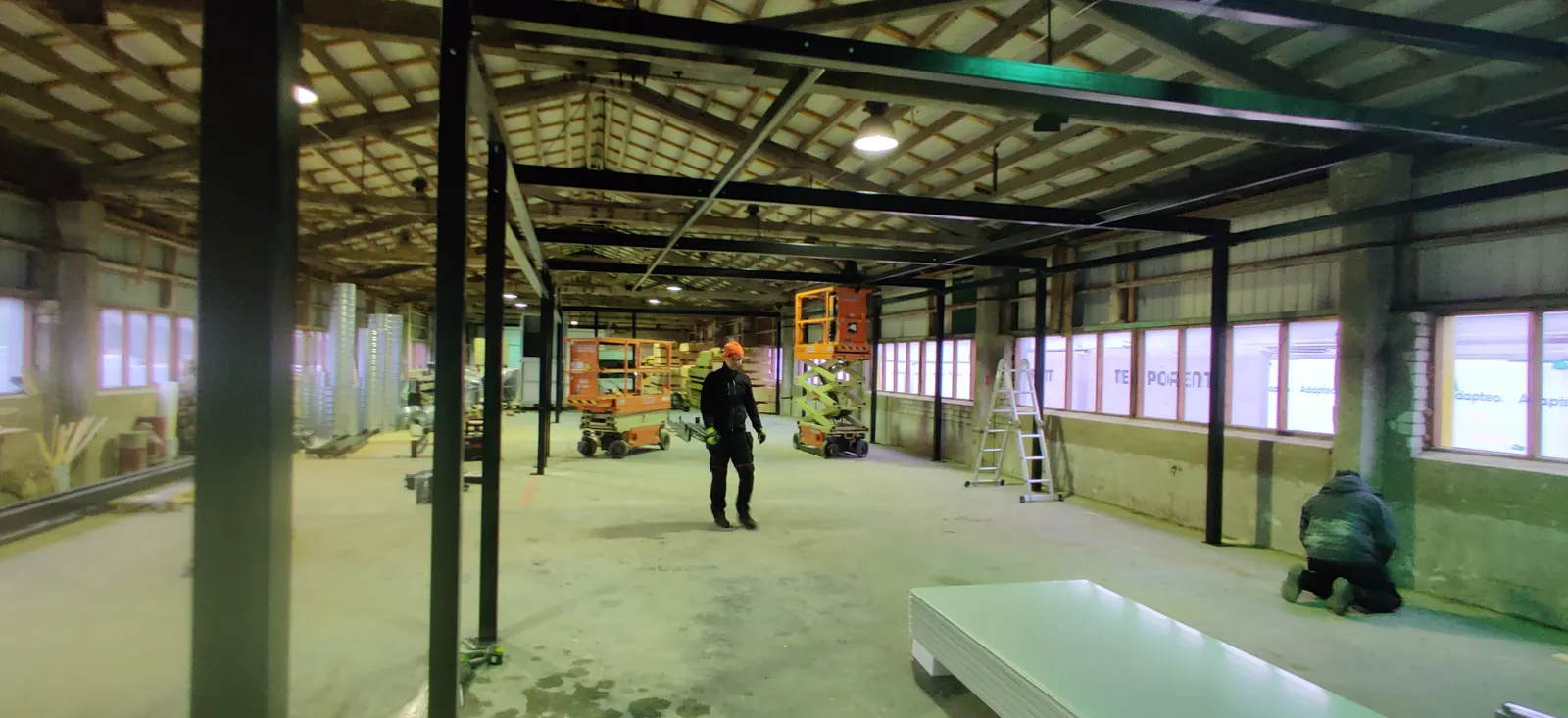 New production hall prepared for equipment installation